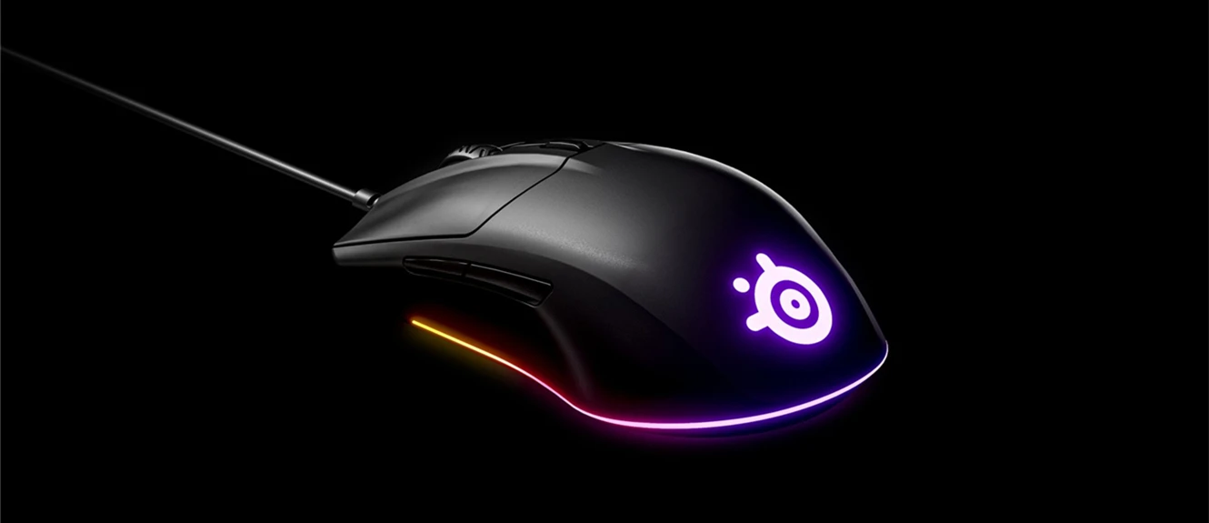 Nova steelseries rival 3 gaming mouse 8,500