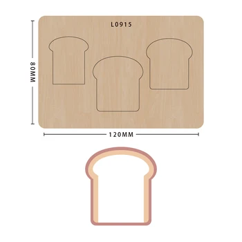 

Knife mold bread Scrapbook Die Cut DIY handmade New s Wooden -cutting Template Cutting Mold Wood