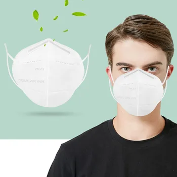

2020 1pc/pack Disposable Mask KN95 Face Mask Non-woven Protective Masks Dust Particles Pollution Filter