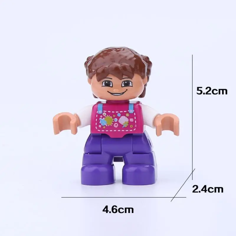 Игрушки Хобби Legoing Duplo городской набор блок фермер Доктор Медсестры клоун атлет