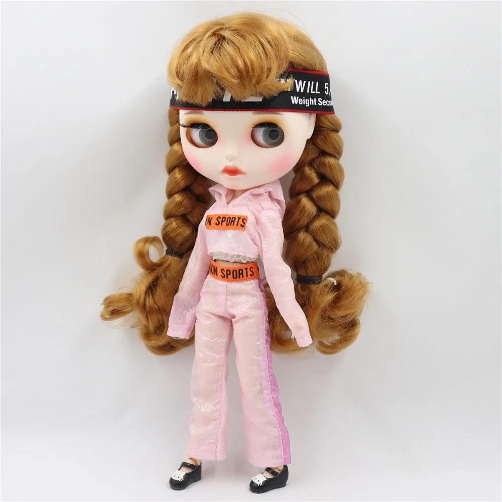 Neo Blythe Doll Fancy Pink Sports Dress 1