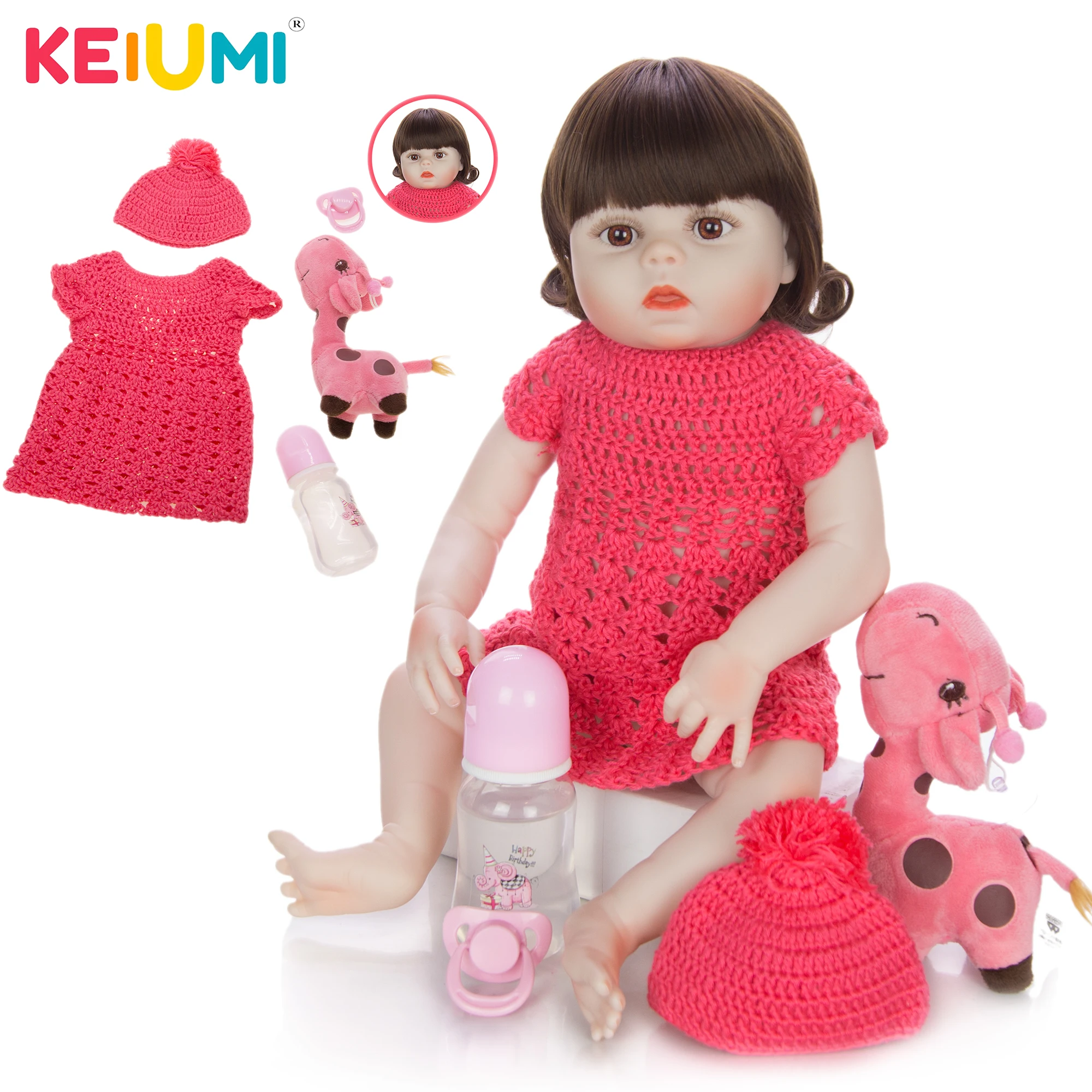 Популярные силиконовые куклы реборн KEIUMI 19 дюймов куклы-младенцы рекомендуем для