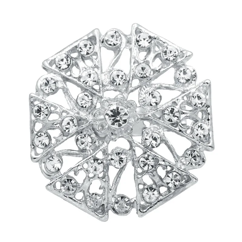 Бренд MIEG, прозрачные стразы, Bijoux, булавки, броши в виде цветка для женщин, украшение для свадебной вечеринки, очаровательное ювелирное изделие