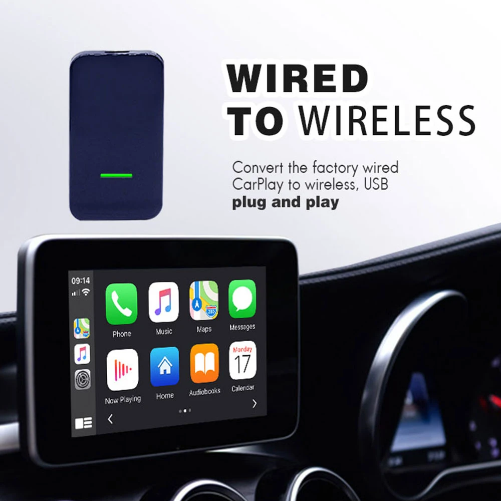 Адаптер OTTOCAST Carplay для проводного CarPlay к беспроводному|Мультимедиаплеер авто| |