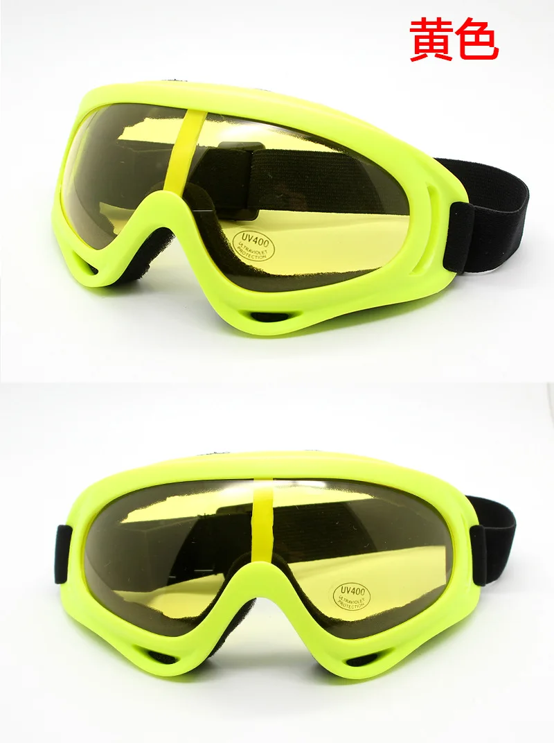 Color Frame X400 Glasses Goggles for Motorcycle Impact Resistance Tactical Eye-protection Goggles Ski Goggles Off-road deng shan