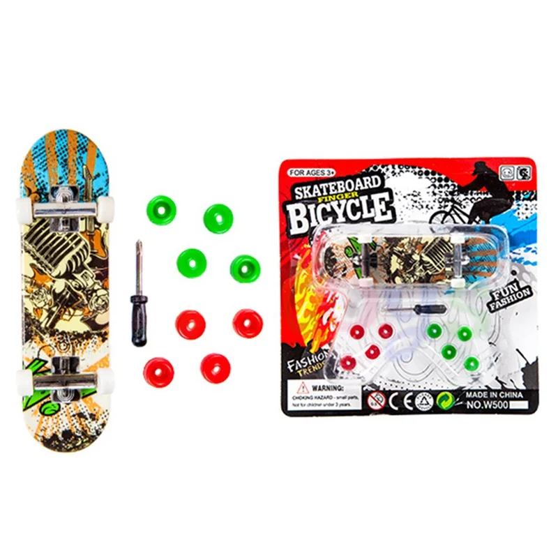 1 шт. Печатный стенд гриф скейтборд мини пальчиковые доски Скейт грузовик палец скейтборд для детей игрушка подарок случайным образом