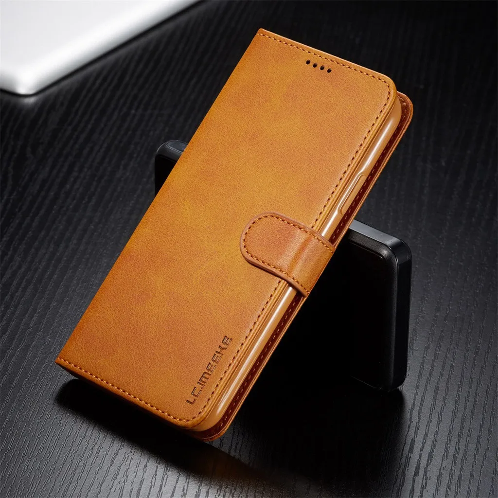 Wallet Case Leather Magnet Flip Cover Case With Card Slot Stand Leather phone Case For iPhone 11 Pro Anti-scratch Phone Case