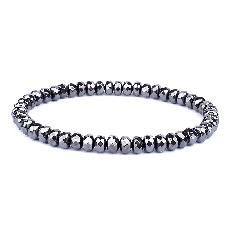 natural stone bracelet Double Hematite Tiger's Eye Bracelets Men Tiger Eye Hematite Charm Bracelets Women Natural Energy Stone Jewelry