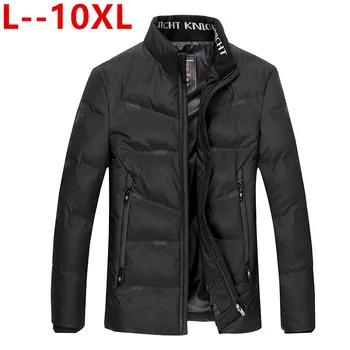 

big 10XL 8XL 6XL 5XL Men Jacket Coats Thicken Warm Winter Windproof Jackets Casual Mens Down Parka Outwear Cotton-padded Jacket