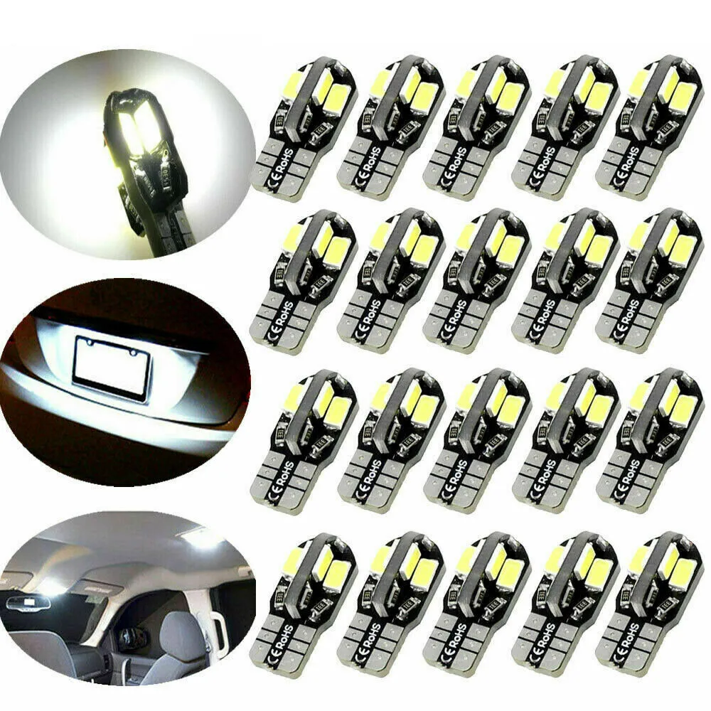 20 шт. светодиодные лампы T10 5730 8SMD 12 В | Автомобили и мотоциклы