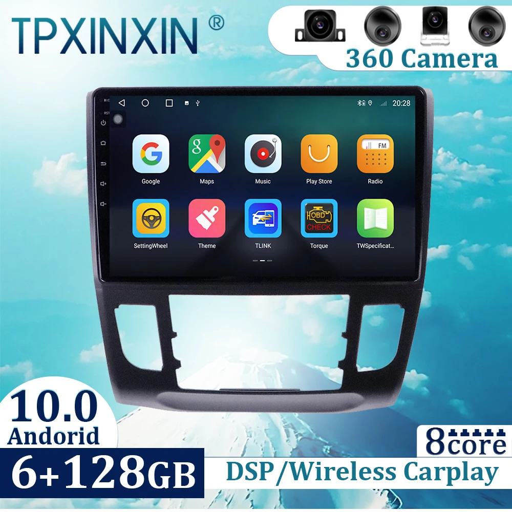 

6+128GB For Honda Crider 2013-2016 Android 10 Carplay Radio Player Car GPS Navigation Head Unit Car Radio with Screen