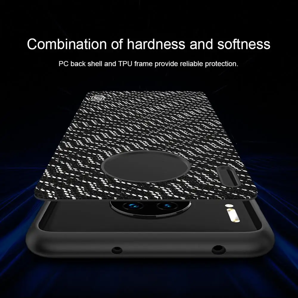 10 шт./лот Nillkin градиентный мерцающий чехол для huawei mate 30 мерцающий защитный чехол