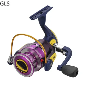 

New Metal Spinning Fishing Reel 8BB 5.2:1 Fishing tackle Pesca Carrete Feeder Carp Fishing Wheel 1000-6000FG