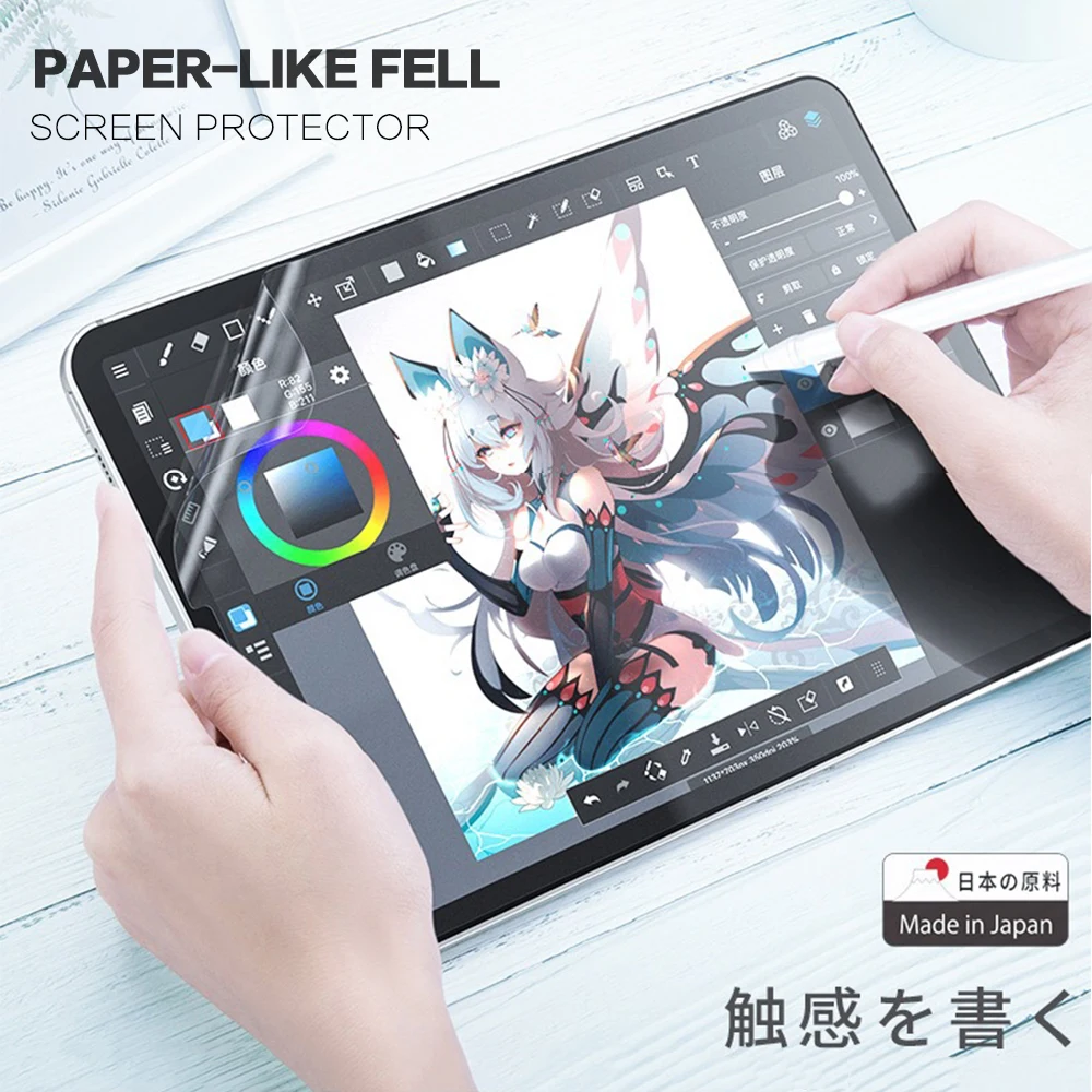 Gran oferta De papel como Protector de pantalla película PET mate pintura escribir para iPad 9,7 de aire Mini 2 3 4 5 10,5 de 10,9 Pro 2020 11 10,2 7th 8th Gen 1gNWbOl0bQ9