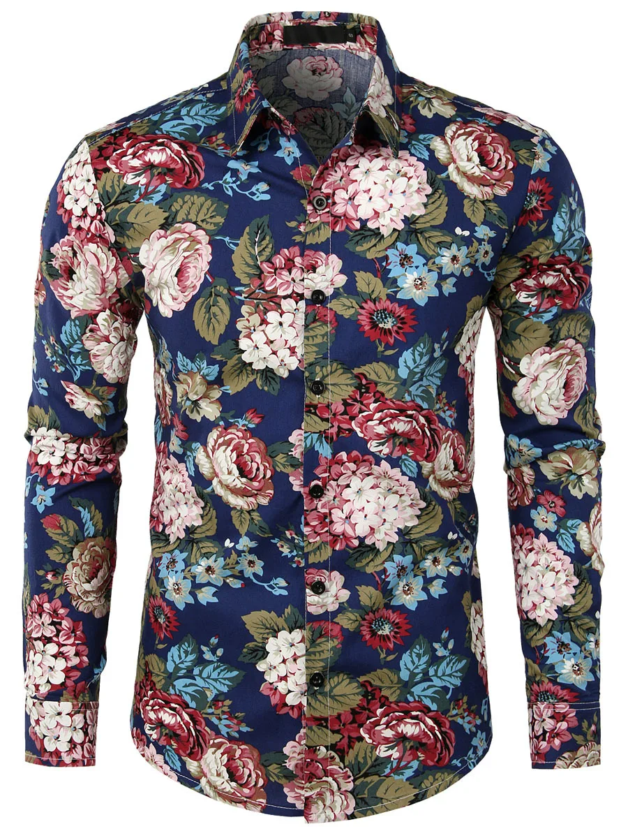 

Top men,shirt men,men's shirts,fashion casual shirts,printed shirts, men's lapel shirts, long sleeve shirt men, men's clothing,