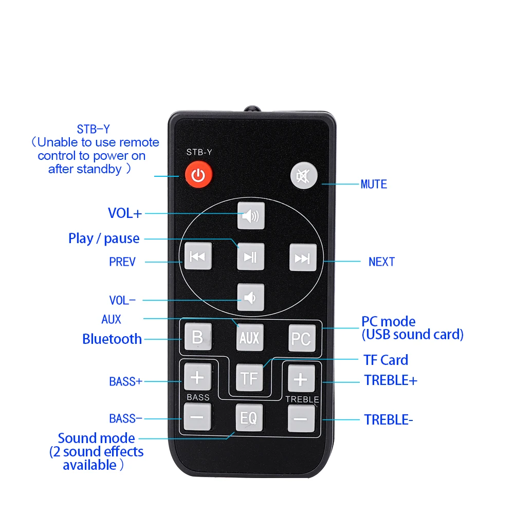 HYASIA 20 Вт Портативный Саундбар Bluetooth CP ТВ динамик беспроводной стерео TF сабвуфер колонка 2 звуковые эффекты QE ВЧ/бас регулировка