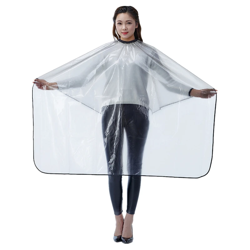 Salon Professional Hairdressing Cape Hairdresser Hair Cutting Shampoo And Hair Care Transparent Apron Beauty Barber Supplies