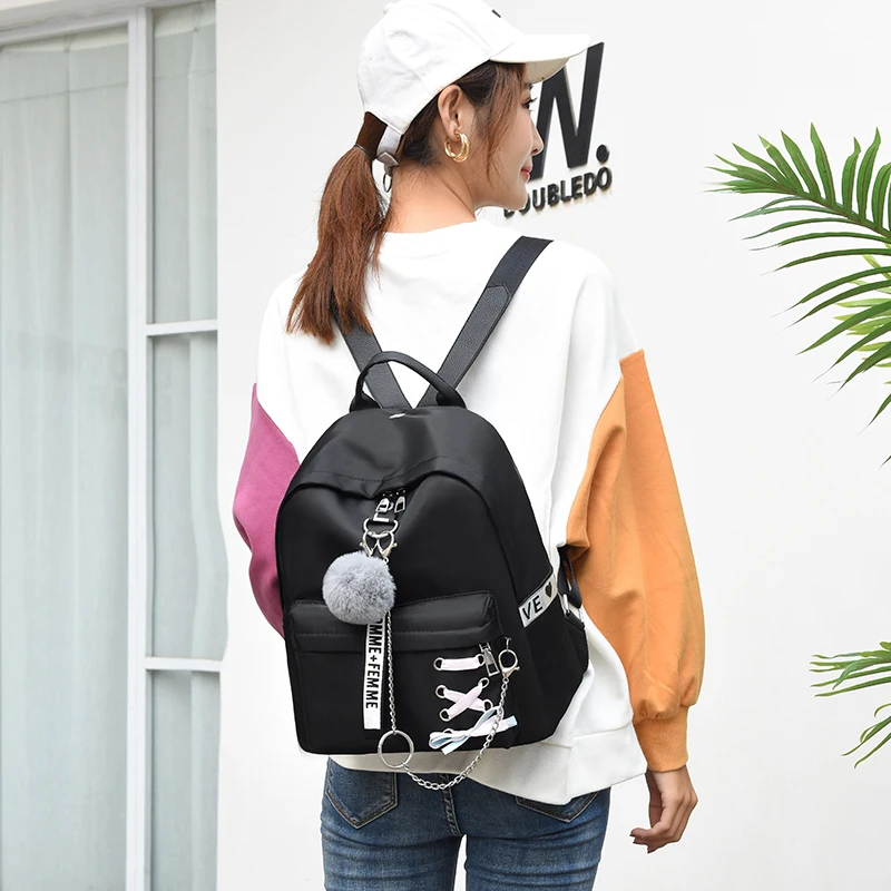 Модный рюкзак Kpop Bangtan для мальчиков, рюкзак с надписью «LOVE YOURSELF», дорожная сумка для девочек-подростков, школьный рюкзак с цепочкой