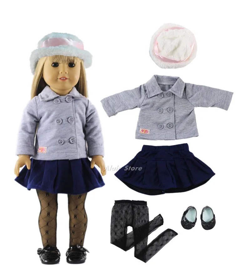 1 комплект повседневная одежда Одежда для кукол 18 дюймов аксессуары A41|doll clothes|outfit