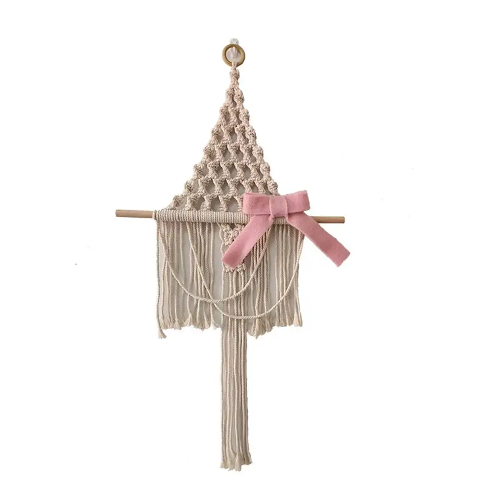 

45x80cm Nordic Simple Tassel Tapestry Hand-woven Bohemian Carpet Bedding Room Home Ornament Wedding Background Decoration