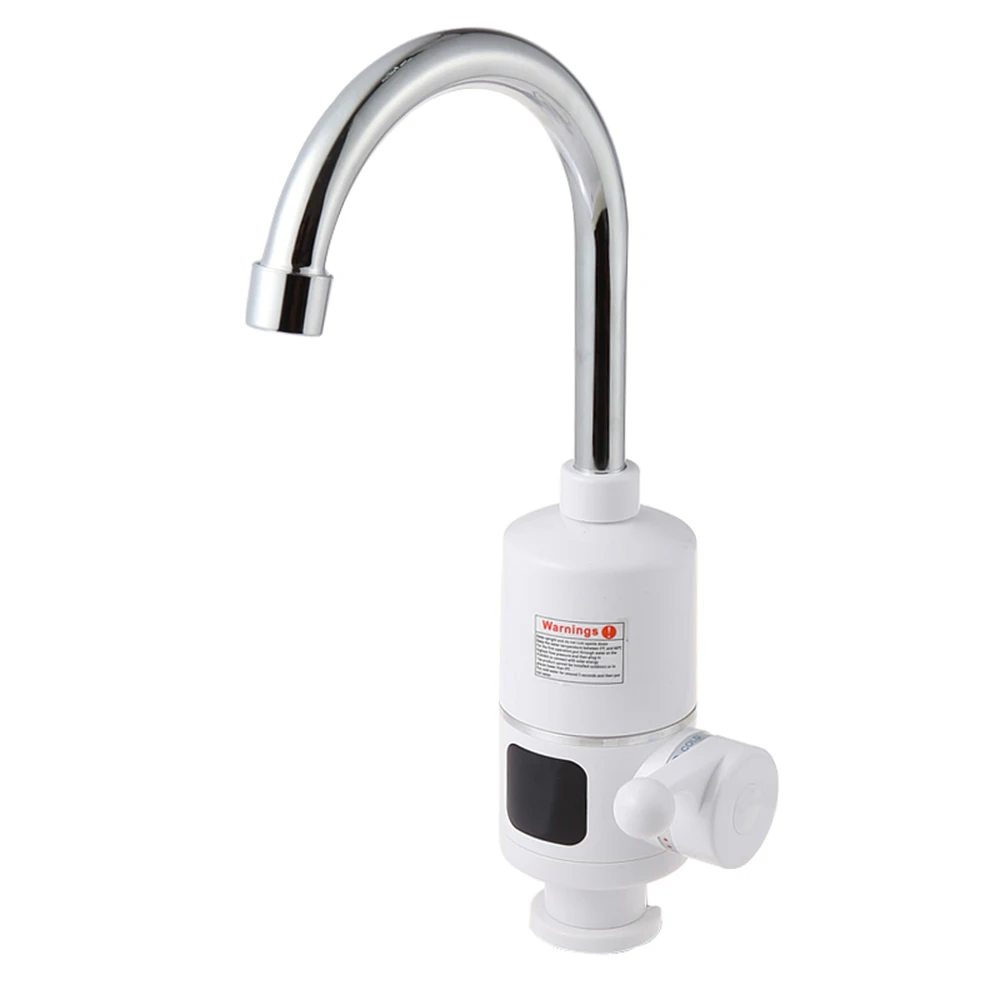 

Kitchen Water Heater Shower Faucet Instantaneous Instant Heaters Tankless Water Heating Tap EU Plug Home Kitchen Dishes Supplies