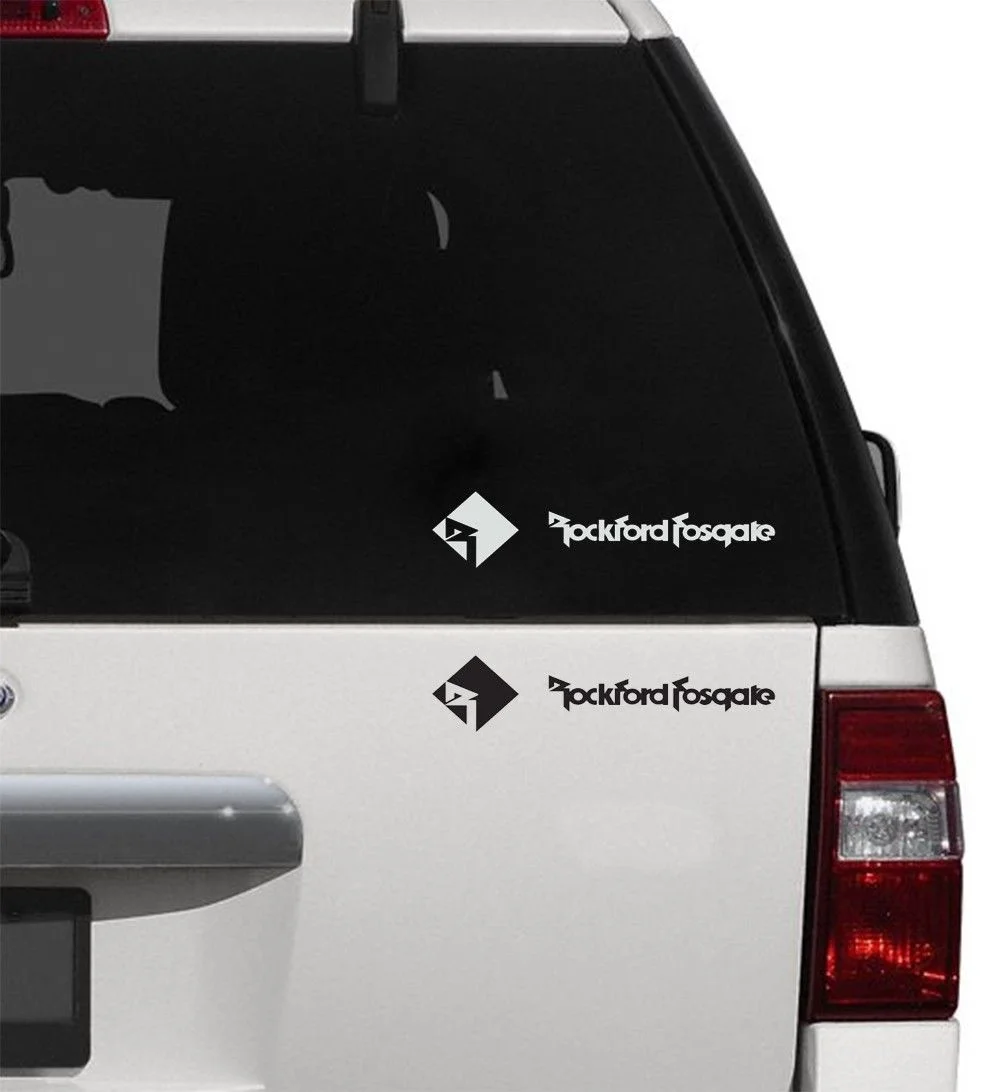 For ROCKFORD FOSGATE#4 sticker VINYL DECAL Automobile Car Various Sizes