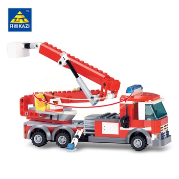 

City Series Building Blocks Fire Fighting Heavy Cargo Truck Bricks Sets Toys Kit For Kids Gift Compatible All Brands