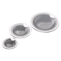 Stainless Steel Strainer Multiple Use Kitchen Sink Sink Filter Bathroom Sink Hair Filter Mop Pool Filter Sewer Floor Drain 1pc 6