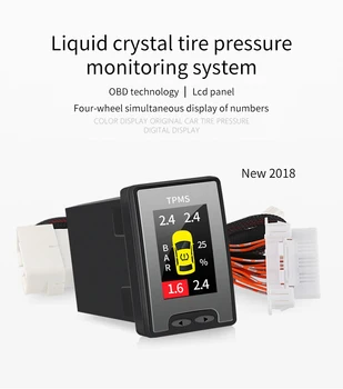 

OBD TPMS tire pressure monitoring system for Toyota 2018 Camry real-time intelligent monitoring auto door lock security alarm
