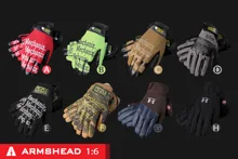 

ARMSHEAD 1/6 Soldiers Seal Deltas Alphas Stretch Cloth Gloves Model for 12" Action Figure Body Doll