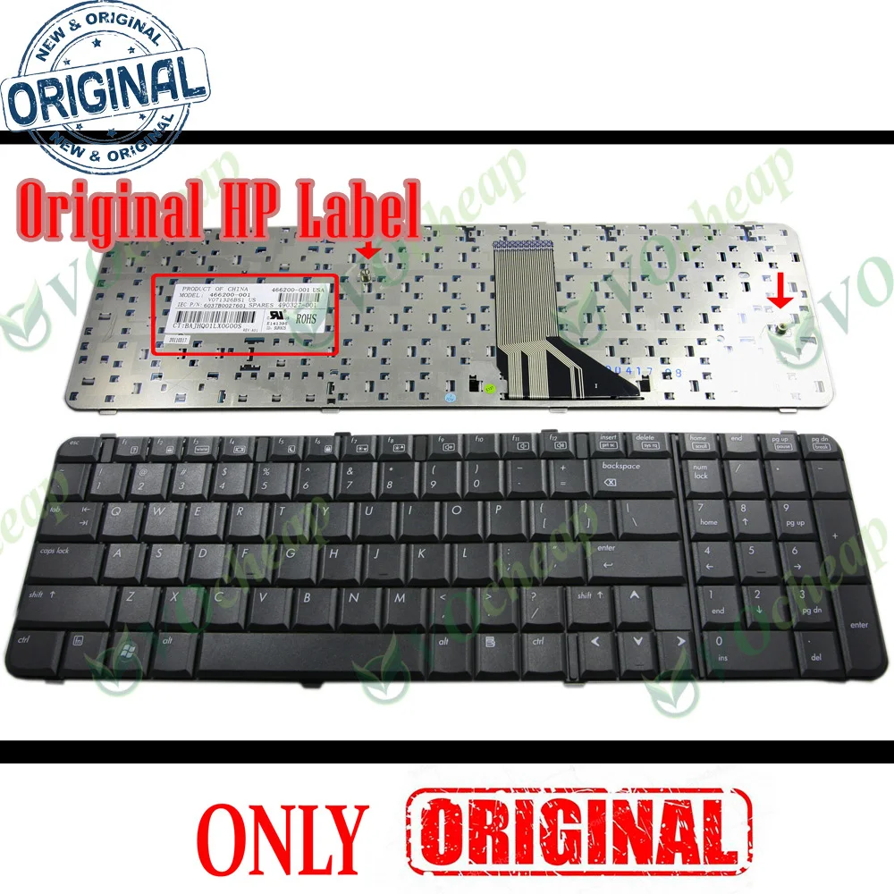 Laptop Keyboard for HP 6830S Black Greece GK 466200-151 490327-151