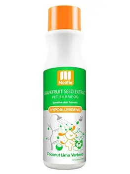 

Nootie Coco Verde Verbena hipoalergénico con extracto de semilla de Pomelo Mascotas Champú, 16 oz