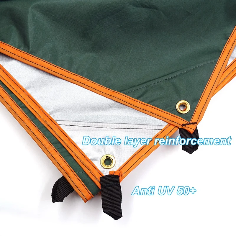 Top Lander Beach Sun Shelter Tarp Waterproof Tent Shade Ultralight Uv Garden Awning Canopy Sunshade Outdoor Camping Hammock Rain