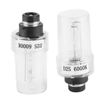 

2pcs Car Headlight D2S CBI Bulb 6000k High Brightness IP67 Waterproof Headlamp