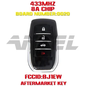 

ANTEL Smart Keyless Remote Car Key 433Mhz For Toyota Camry Corolla Levin RAV4 CAR KEY FCCID:BJ1EW 0020 Board 8A