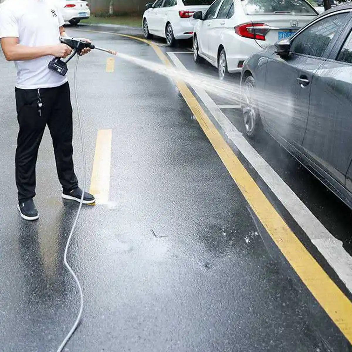 200W High Pressure Washer Machine Handheld Auto