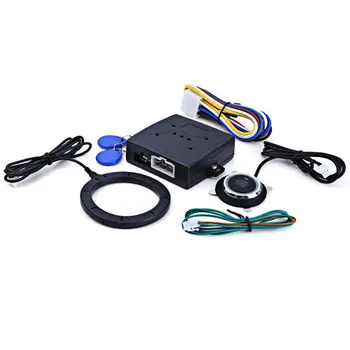 

Universal Car Engine Car Alarm Push Start Button Rfid Lock Ignition Starter Keyless Tpms Entry Start Stop Immobilizer