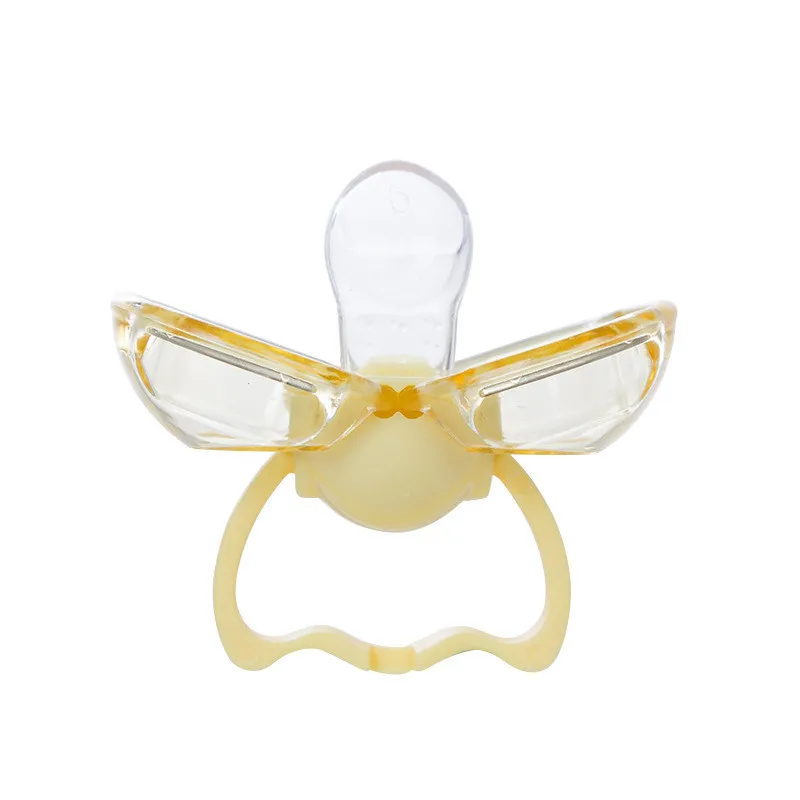 New Arrival Portable Baby Infant Kids Pacifier Silicone Nipple Cradle Case Holder Travel Storage Cover Pacifiers Baby Supplies - Цвет: 3Yellow