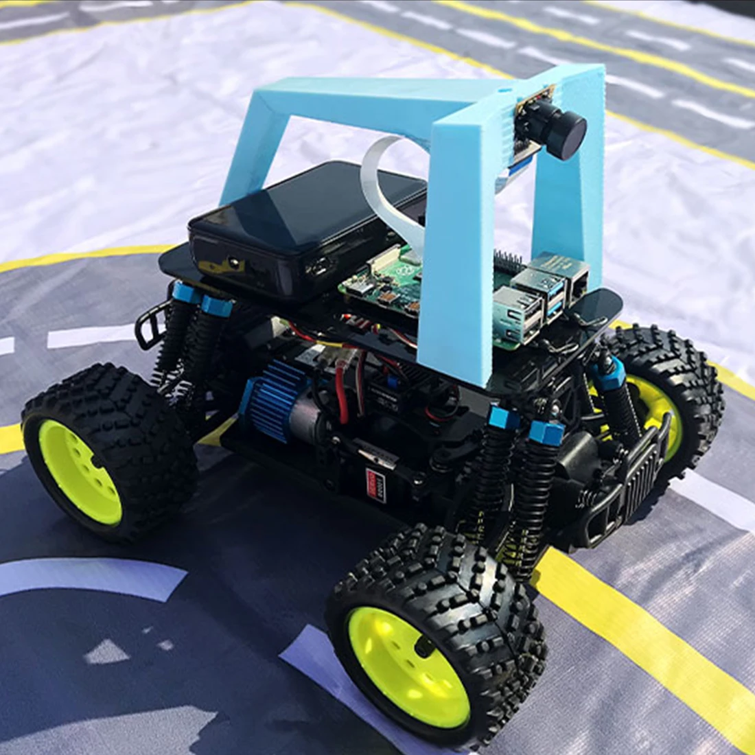US $589.69 Hot Artificial Intelligence Car Programmable Autopilot Donkey Robot Car Kit With Racing Track For Jetson Nano Development Board