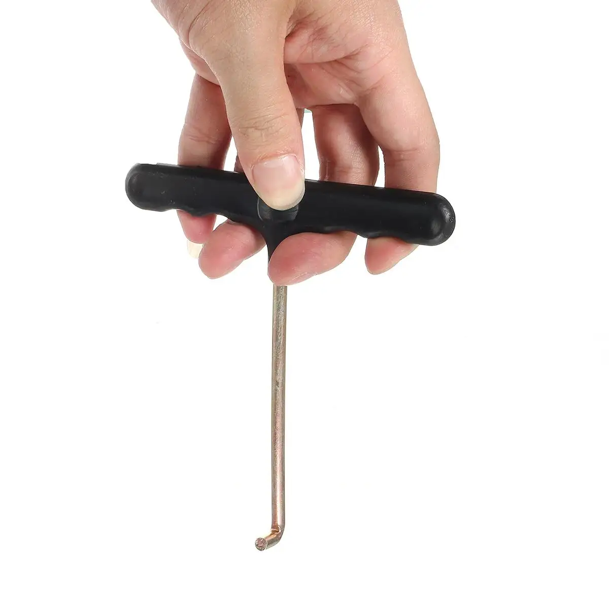 1pc 13cm Black T-Ho Trampoline Spring Pull Tool Outdoor Mat Spring Puller Hand Tools for Trampoline Installation Attaching