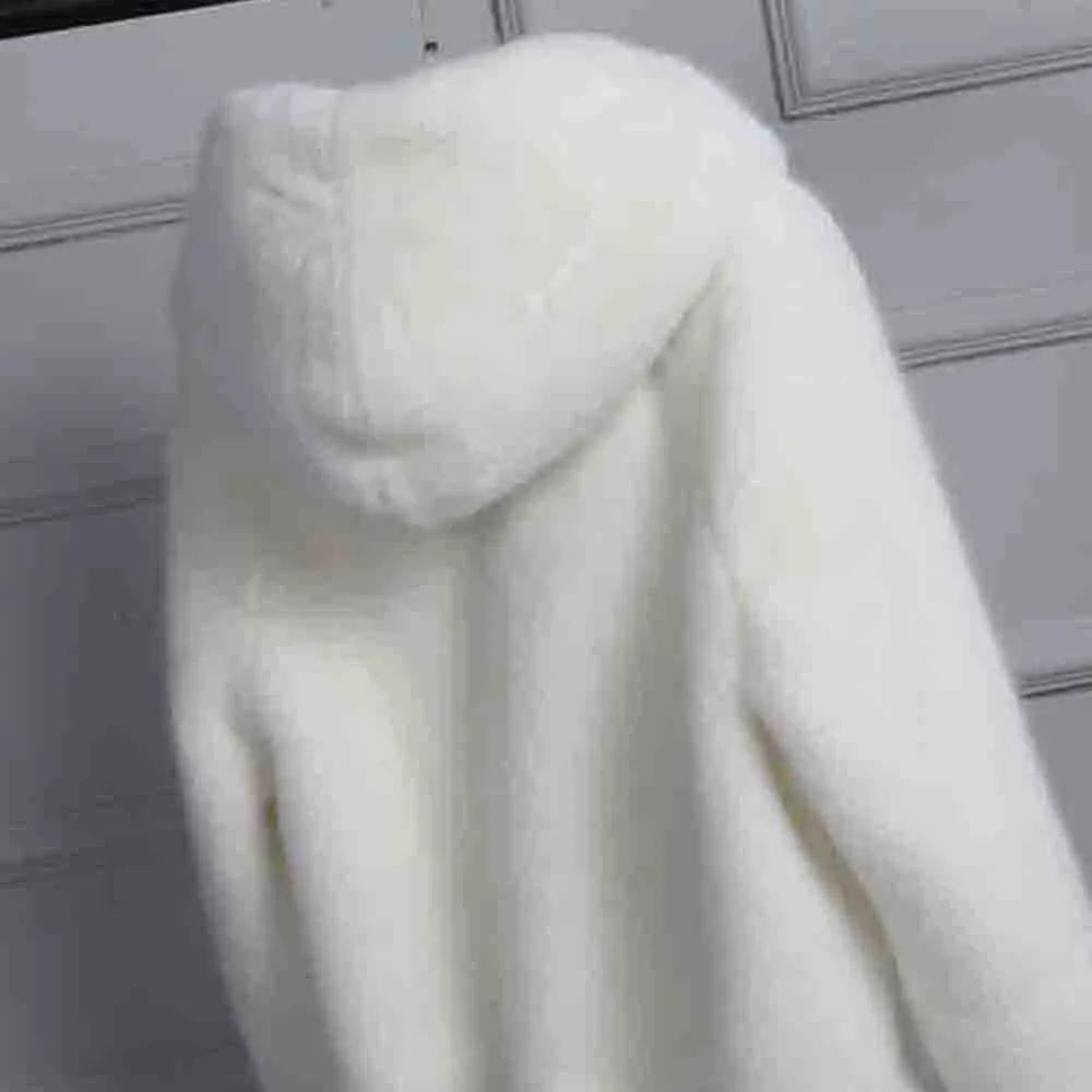 Женское пальто Женская ветровка тренч ropa зимние теплые толстые твердые крышки с капюшоном шерстяная куртка кардиган Свободное пальто h4