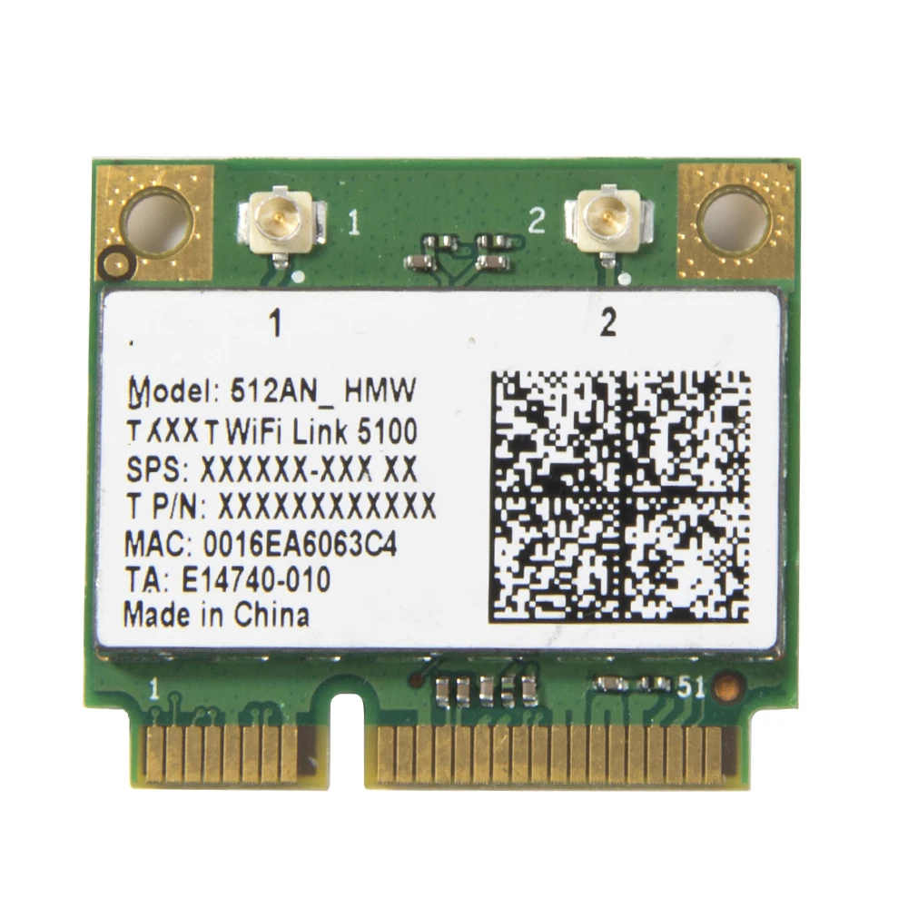 Wireless-Wi-Fi-Network-Card-Adapter-With-Intel-5100-512AN-HMW-with-Half-Mini-PCI-E