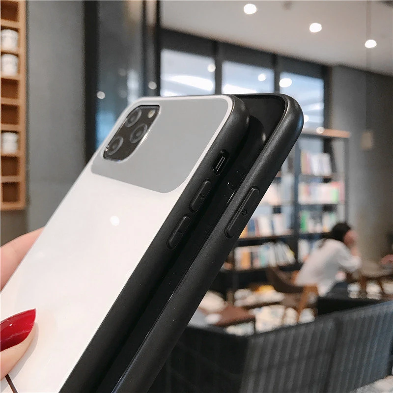 Модный чехол для телефона с сердечками для iphone X, XR, XSMAX, чехол для iphone 11pro, 7, 8 Plus, Ретро стиль, модный чехол, жесткое стекло, задний чехол s
