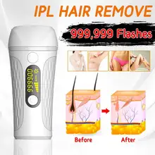 3 In 1 999999 Flash Hair Removal Device IPL Hair Removal L Aser Epilator Permanent Home Electric Painless for Face