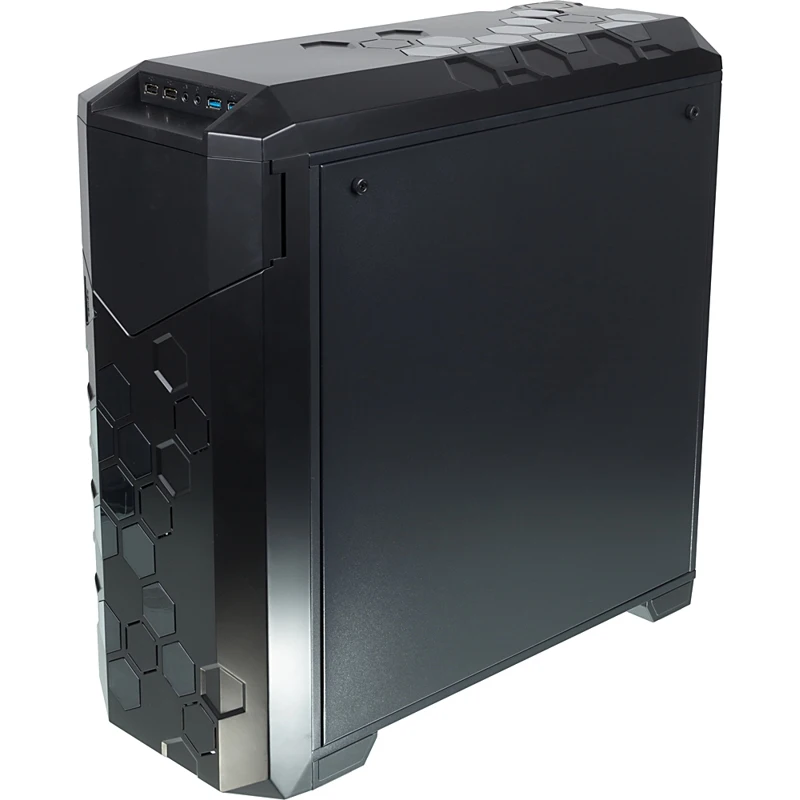 Корпус Formula V-LINE 6000-RGB черный без БП ATX 2x120mm 2xUSB2.0 2xUSB3.0 audio door bott PSU