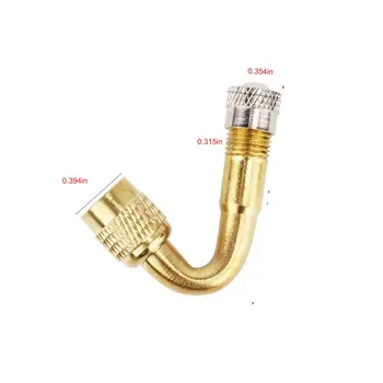 

45/90/135 Degree Angle Air Tyre Valve Schrader Valve Stem With Extension Adapter for Auto Truck Motorcycle Car Accessories