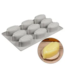 Силиконовая форма для фондана для кукурузы, шифоновая форма для торта, желе, кукуруза, декоративное устройство для шоколада, жаропрочная посуда