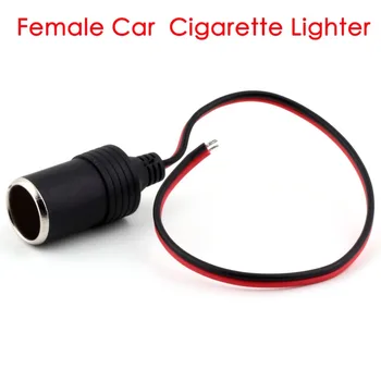 

New hot selling DC Female Car Cigarette Lighter Socket Extension Plug Connector Adapter Cable drop shipping