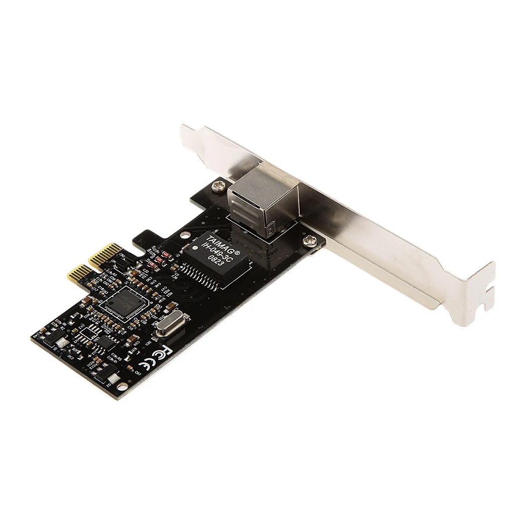 Gigabit Ethernet PCI-Expressx1 Network Card Desktop Controller RJ45 10/100/1000M