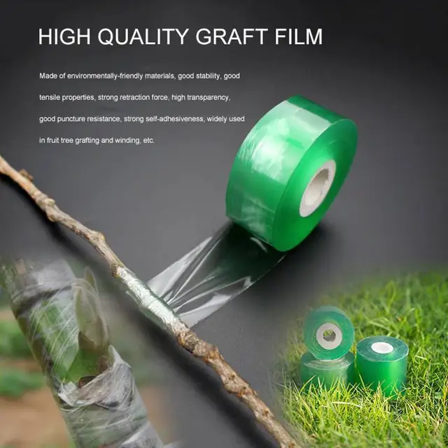 Tekercselt Szalag Metszés Strecth Graft Bimbózó Gátvidéki Rozsdás Növényi Gyümölcsfa Óvoda Nedvességkert Javító Mag - Image 6